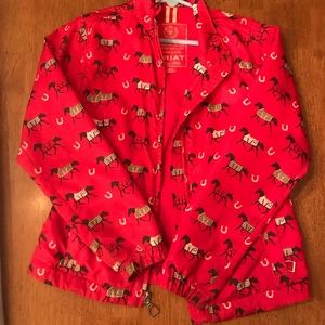 Ariat girls horse print jacket/sweatshirt